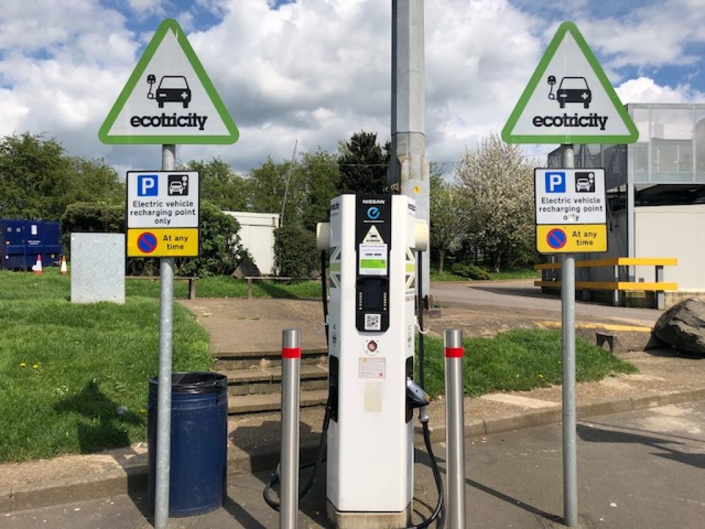 motorway charge point