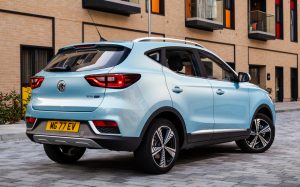 MG ZS EV back